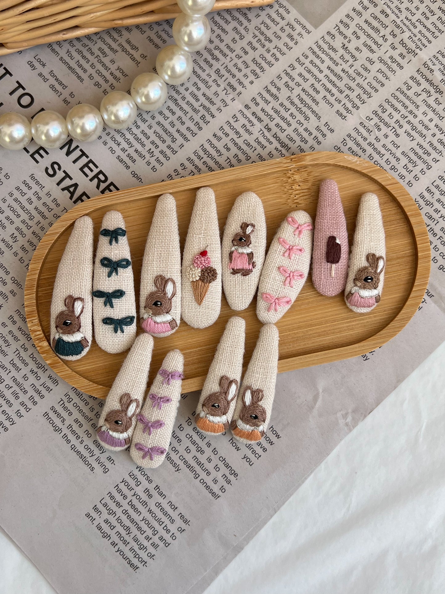 Clame brodate «Sweet Bunny»