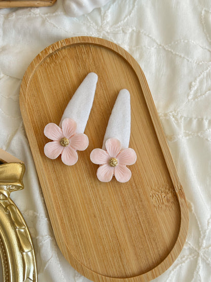 Agrafe 🌸 Flower Satin Pastel