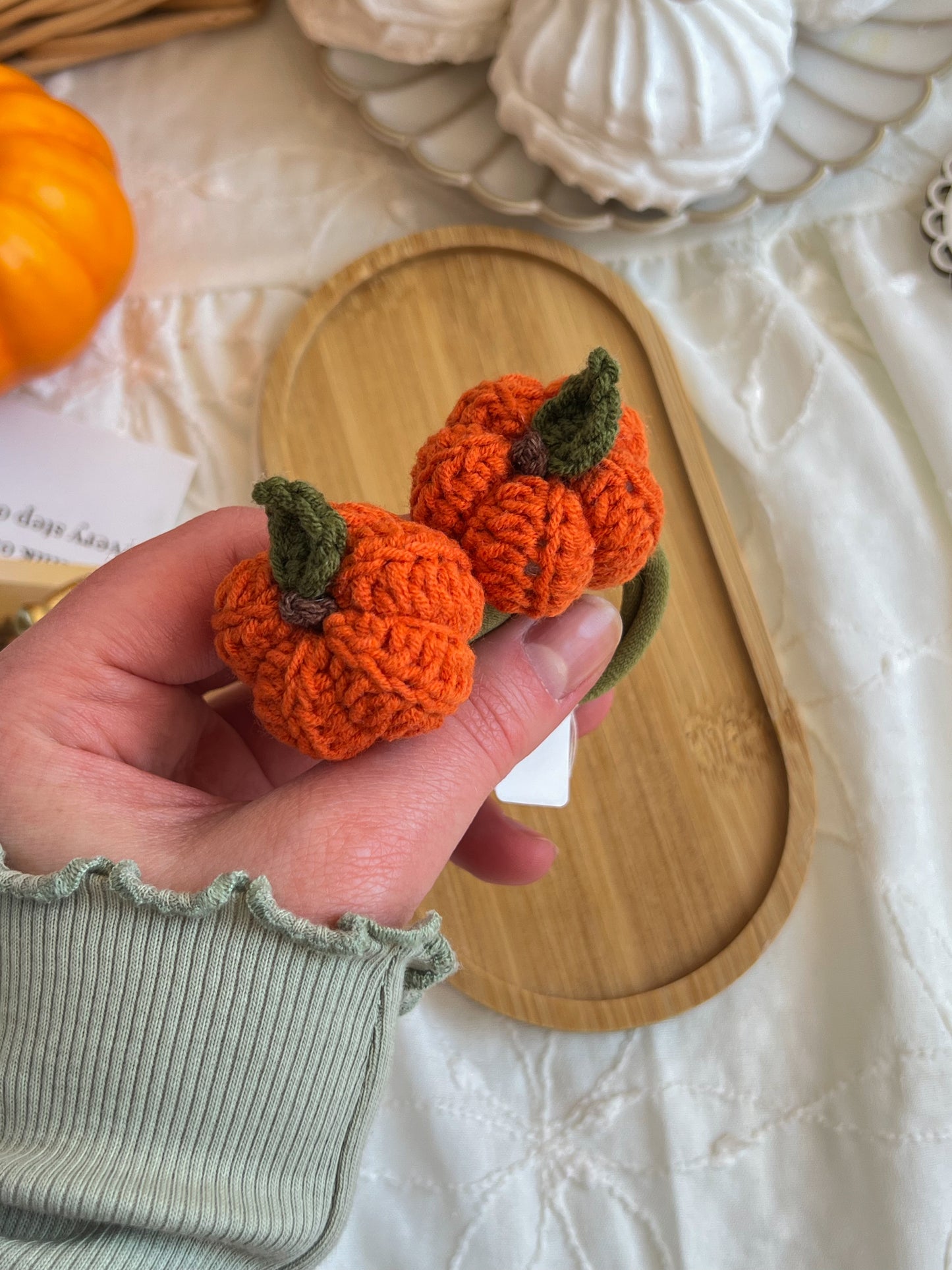 Elastice Croșetate — Pumpkin Vine