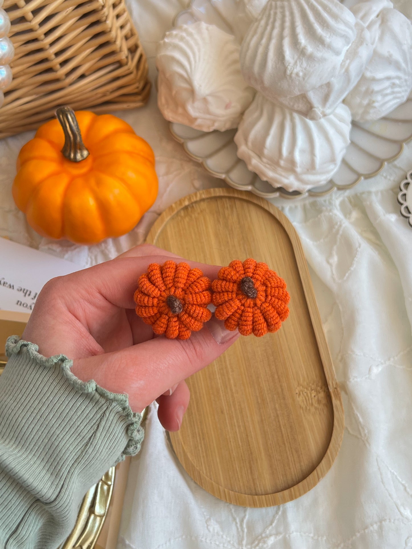 Elastice Croșetate — Pumpkin