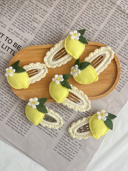 Agrafe Croșetate — Lemon