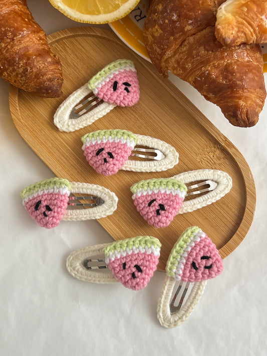 Agrafe Croșetate Strawberry