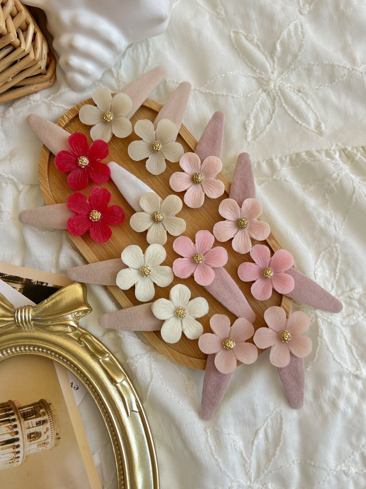 Agrafe 🌸 Flower Satin