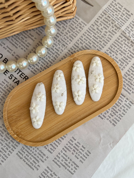Set clame «White Blossom»
