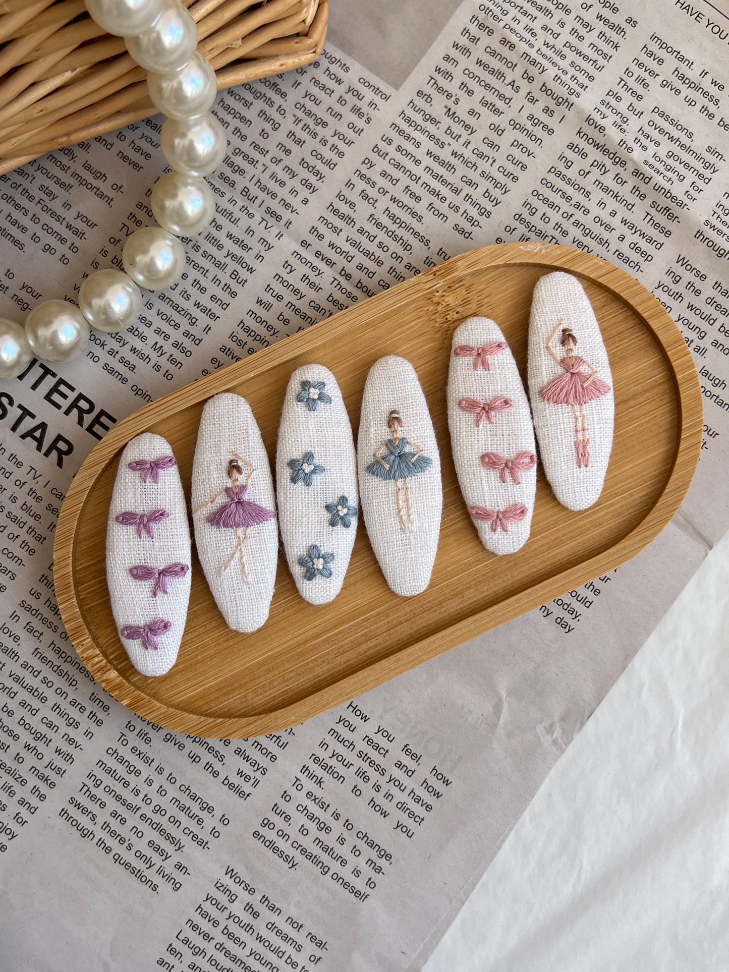 Set clame brodate «Ballerina Mix»