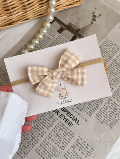 Bentiță pe elastic “Picnic Bow”